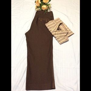 Brown Capri jeans size 8
